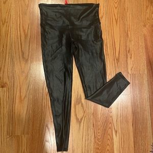 Spanx faux / vegan leather leggings